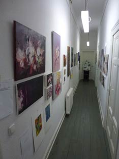 Ausstellungsrundgang in den Ateliers der wfk